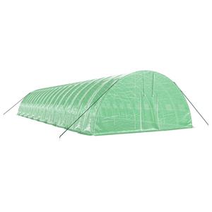 vidaXL Tuinkas met stalen frame 108 m² 18x6x2,85 m groen