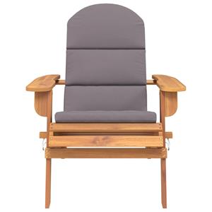vidaXL Tuinstoel Adirondack met kussens massief acaciahout