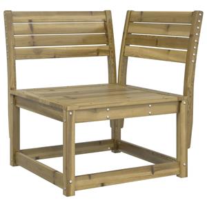 vidaXL 4-delige Loungeset geïmpregneerd grenenhout