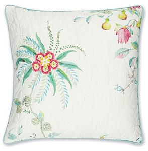 PiP Studio Fleur Grandeur Quilted Vierkant Sierkussen Wit (45x45 cm)