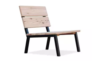 Industrielemeubelshop Douglashouten low dining chair Sylvie