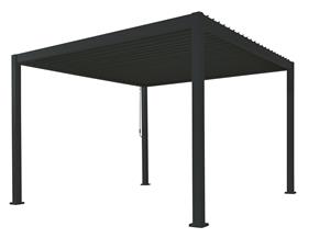 Suns Overkapping vierkant L Rota 360 cm x 360 cm Matt royal grey - 