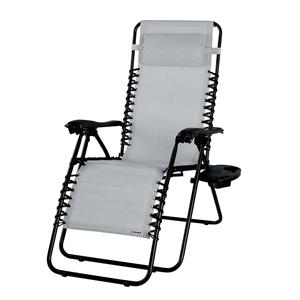 Casaria - Liegestuhl klappbar Garten Wetterfest 175kg Belastbarkeit 184x69x116cm Kissen Ablage Rückenlehne Armlehnen Balkon Terrasse Sonnenliege