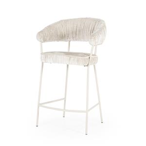 Eleonora Barstoel Lizzy - Beige (zithoogte 67cm)