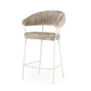 Eleonora Barstoel Lizzy - Taupe (zithoogte 67cm)