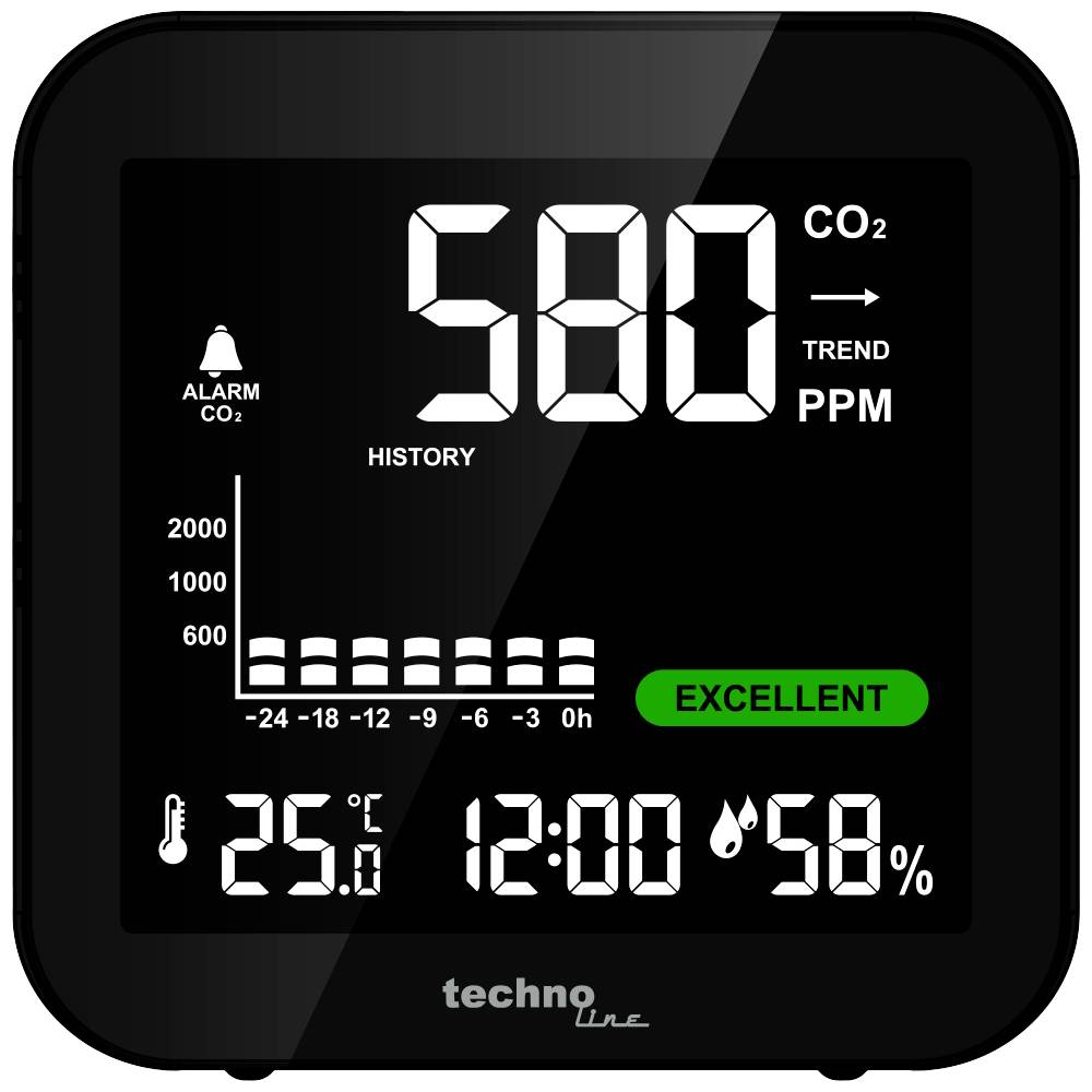 Technoline WL1025 WL1025 CO₂-meter