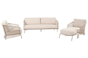 4 Seasons Outdoor Sofaset Puccini 4-delig Incl. voetenbank
