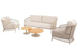 4 Seasons Outdoor Sofaset Puccini 4-delig Incl. Volta Salontafels