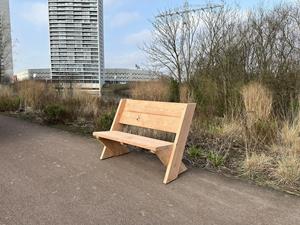 Industrielemeubelshop Douglashouten tuinbankje Benno