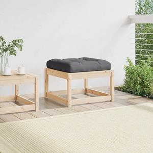 vidaXL Loungesofa Gartenhocker mit Kissen 63,5x63,5x38 cm Massivholz Kiefer