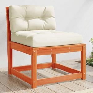 vidaXL Tuinbanken zonder armleuning 2 st 63,5x73x78 cm hout wasbruin