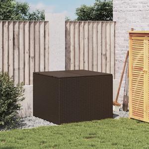 vidaXL Tuinbox 291 L poly rattan bruin