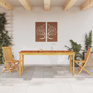 vidaXL Tuintafel 180x90x75 cm massief acaciahout