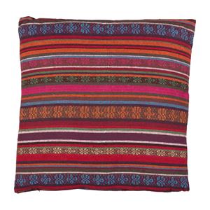 Xenos Sierkussen Mexican - rood/paars - 60x60 cm