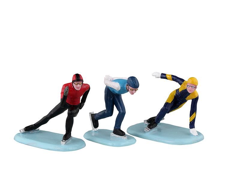 LEMAX Speed Skaters Set Of 3 - 