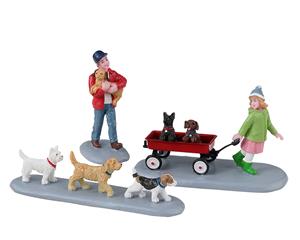 LEMAX Puppy Parade Set Of 3 - 