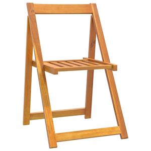vidaXL Tuinstoelen inklapbaar 4 st massief acaciahout