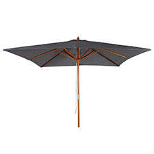Rhino umbrellas Parasol Ica 300x300cm (Dark grey)
