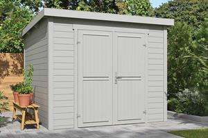 Platinum Outdoor Life Products | Tuinhuis Mila 250 x 250 | Gecoat |  Grey