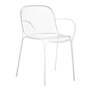 Kartell Hiray Tuinstoel met Armleuning - Wit
