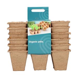 Tuinplus Potten biologisch 4x4 cm 6 strips a 6st - 