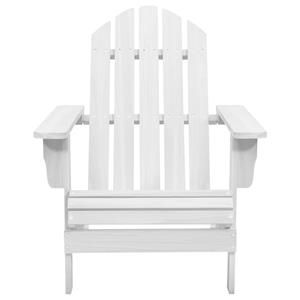 vidaXL Tuinstoel hout wit