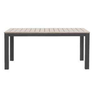 Le Sud Tuintafel Tarn - aluminium/eucalyptus antraciet - 75x170x95 cm