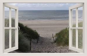 Customize-it Raam strand pad 140x90cm Tuindoek - 