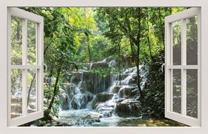 Customize-it Raam Waterval 140x90cm Tuindoek - 