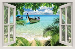 Customize-it Raam Thailand 140x90cm Tuindoek - 