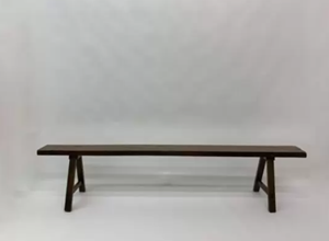 Whoppah Brutalist solid wooden bench, 1970’s Wood - Tweedehands