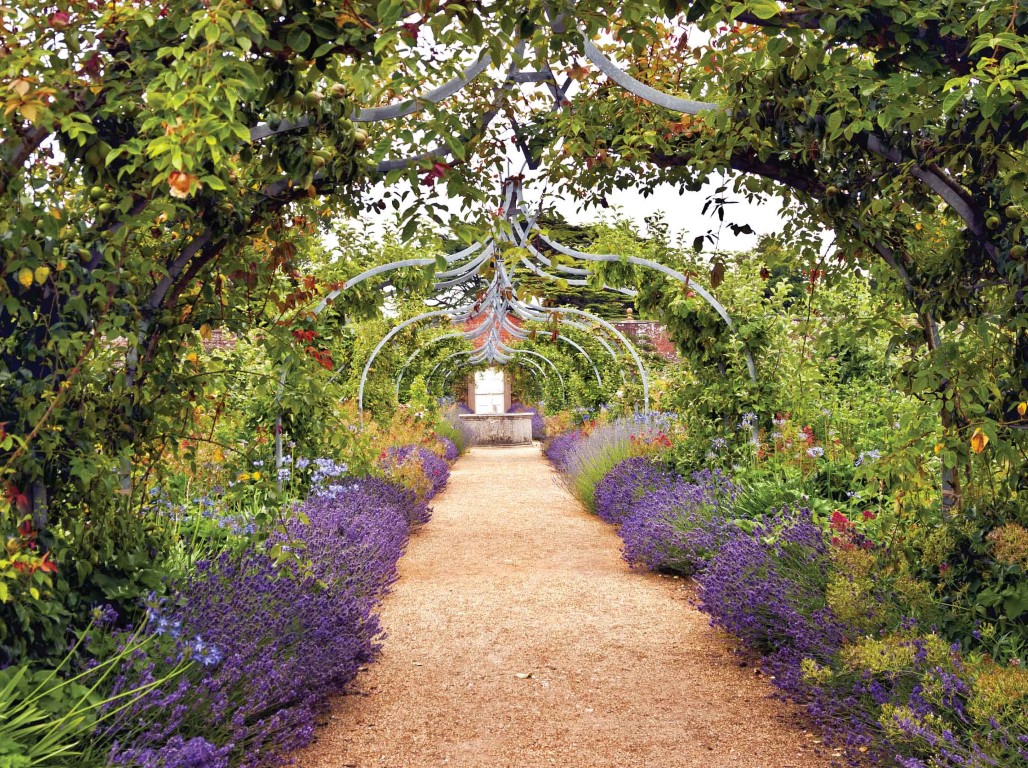 Customize-it Lavendel tuin 70x50cm Tuinschilderij - 