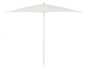 Borek Parma Stokparasol Vierkant wit 160x160 cm - 