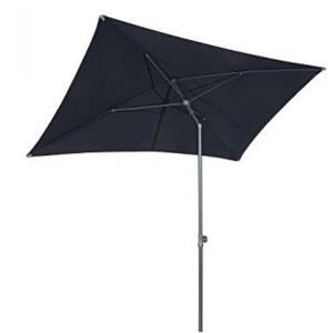 Borek Ancona Stokparasol Rechthoek 135x215 cm zwart - 