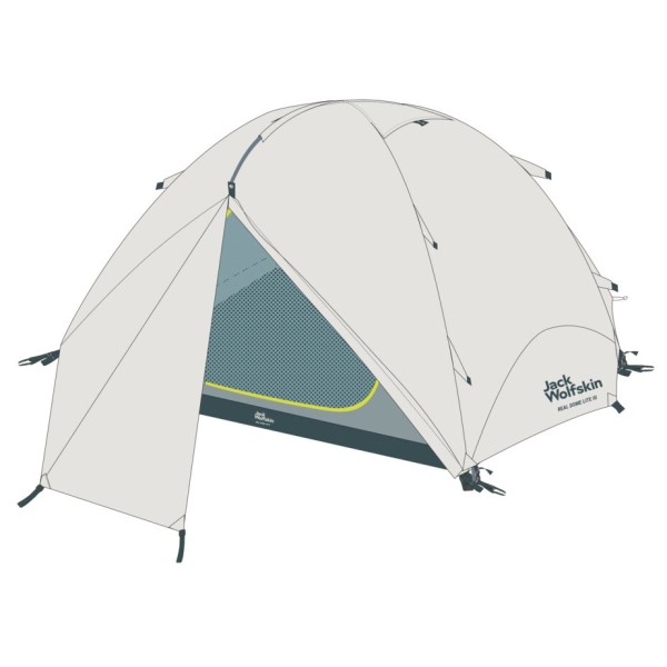 Jack Wolfskin  Real Dome Lite II - 2-persoonstent wit