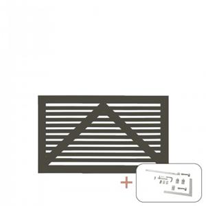 Trendyard Ombergrijs Houten Tuinpoort Tokyo 150 x 90 CM