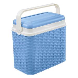 Gebro Koelbox blauw rotan 10 liter 30 x 19 x 28 cm -