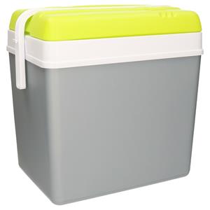 EDA Promotion koelbox - 24 liter - kunststof - grijs - x 27 x -