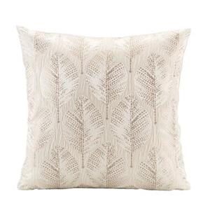 Leen Bakker Sierkussen Hannah - goud/creme - 45x45 cm