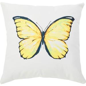 done. Sierkussen Butterfly Aan beide kanten gedessineerd outside kussen inclusief vulling (1 stuk)
