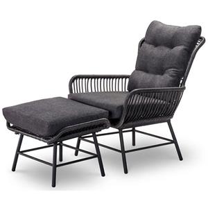 Relax Loungestoel Michigan Incl. Footstool