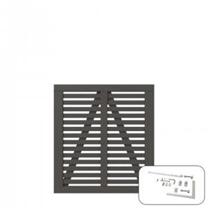 Trendyard Ombergrijs Houten Tuinpoort Harmoni 100 x 107 CM