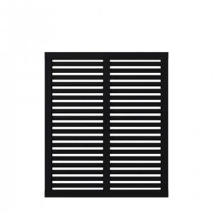 Trendyard Zwart Houten Tuinscherm Harmoni 120 x 140 CM