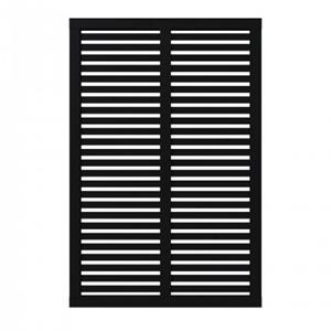 Trendyard Zwart Houten Tuinscherm Harmoni 120 x 180 CM