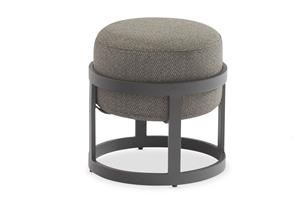 Relax Hocker Tavira Light Anthracite Mixed Weave-Charcoal