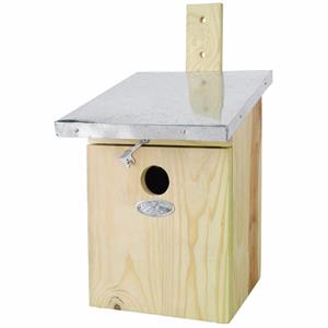 Best for Birds Houten vogelhuisje/nestkastje koolmees 33 cm -