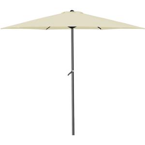 Kingsleeve Parasol met draaimechanisme beige Ø300cm met UV-bescherming 40+