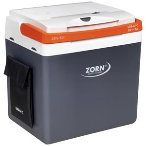 ZORN Z 26 LNE Kühlbox & Heizbox EEK: E (A - G) Thermoelektrisch 12 V, 230 V/AC Weiß/Schwarz, Orang