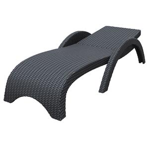 Siesta Ligstoel Melrose; 189x79x43.5 cm (LxBxH); antraciet
