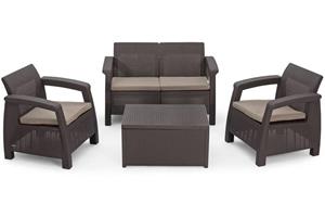 NADUVI Collection Loungeset Connor met opbergtafel | 